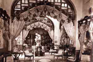 Interiors of the Basheerbagh Palace, Hyderabad